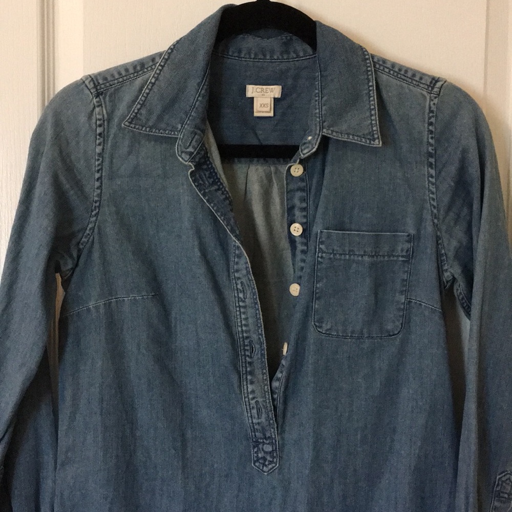 J. Crew denim dress